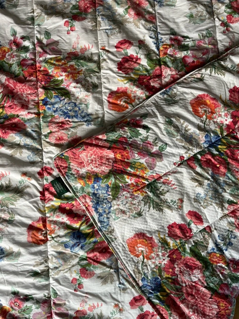 RALPH LAUREN 90s Vintage‎ Southampton Floral Beach House Comforter Made in USA